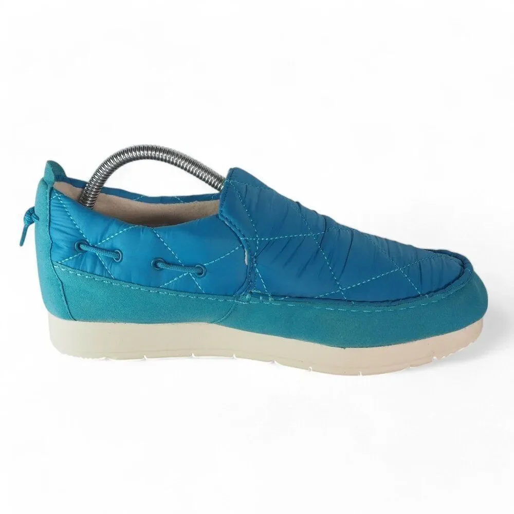 Sperry‎ Moc-Sider Quilted Nylon Casual Shoes Blue STS23794 Men's 8M